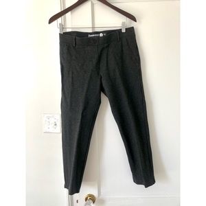 Gray Betabrand cropped yoga pant dress pants